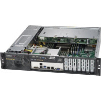 Supermicro SuperChassis 823MTQC-R802LPB - Rack - Server - Schwarz - ATX,EATX - 2U - 800 W