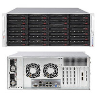 Supermicro SuperChassis 846BE1C-R1K23B - Rack - Server - Schwarz - ATX,EATX - 4U - Ventilatorausfall - Festplatte - Heizung - LAN - Leistung