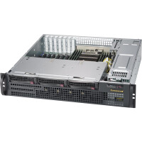 Supermicro CSE-825MBTQC-R802LPB - Rack - Server - Schwarz - ATX,EATX - 2U - HDD - LAN - Leistung - Stromausfall - System