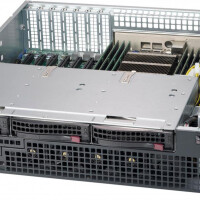 Supermicro CSE-825MBTQC-R802LPB - Rack - Server - Schwarz - ATX,EATX - 2U - HDD - LAN - Leistung - Stromausfall - System