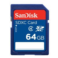 SanDisk 64GB SDXC - 64 GB - SDXC - Klasse 4 - Schockresistent - Wasserfest - Blau