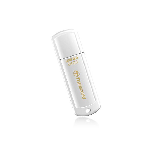 Transcend JetFlash 730 64GB USB 3.0 - 64 GB - USB Typ-A - 3.2 Gen 1 (3.1 Gen 1) - Kappe - 8,5 g - Weiß