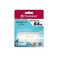 Transcend JetFlash 730 64GB USB 3.0 - 64 GB - USB Typ-A - 3.2 Gen 1 (3.1 Gen 1) - Kappe - 8,5 g - Weiß
