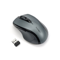 Kensington Pro Fit&reg; kabellose Mid-Size-Maus &ndash; graphitgrau - rechts - Optisch - RF Wireless - 1600 DPI - Grau