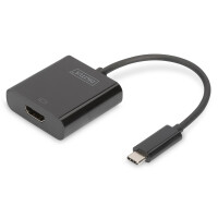 DIGITUS DA-70852 - USB Type-C zu HDMI Adapter, 4K/30Hz...