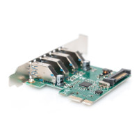 DIGITUS DS-30221-1 - USB 3.0, 4 Port, PCI Express Add-On card 4 Ports A/F Extern, VL805 chipset