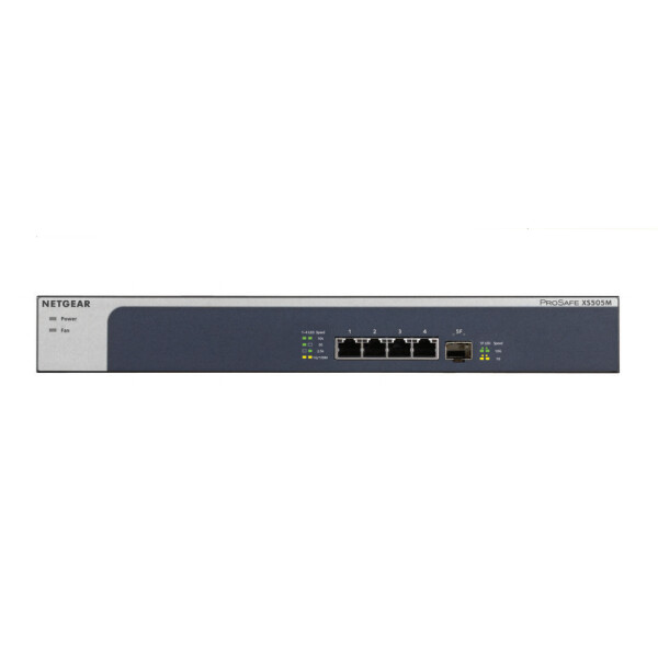 Netgear XS505M - Unmanaged - 10G Ethernet (100/1000/10000) - Rack-Einbau