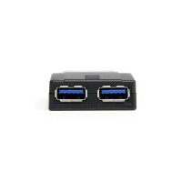 StarTech.com 2 Port USB 3.0 ExpressCard mit UASP Unterstützung - ExpressKarte - USB 3.2 Gen 1 (3.1 Gen 1) - Schwarz - NEC uPD720200 - 0 - 50 °C - -20 - 150 °C