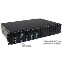 StarTech.com LWL / Glasfaser Gigabit 1000 Mbit/s Multimode Medienkonverter - LC 550m - 2000 Mbit/s - 1000Base-T - 1000Base-LX,1000Base-SX - Gigabit Ethernet - 1000 Mbit/s - Voll - Halb