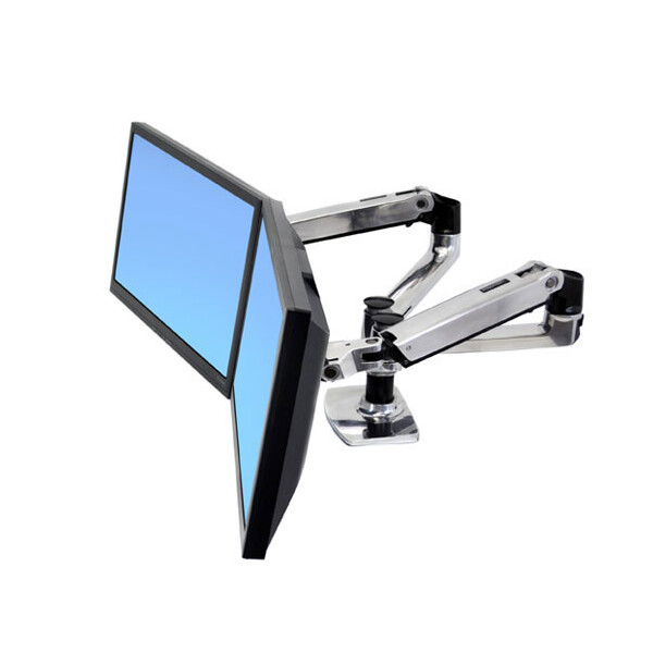 Ergotron LX Series 45-245-026 - Klemme /Bolzen - 18,1 kg - 68,6 cm (27 Zoll) - 100 x 100 mm - Höhenverstellung - Silber