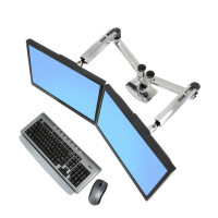 Ergotron LX Series 45-245-026 - Klemme /Bolzen - 18,1 kg - 68,6 cm (27 Zoll) - 100 x 100 mm - Höhenverstellung - Silber