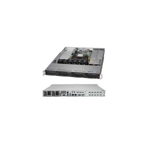 Supermicro CSE-815TQC-R504WB2 - Rack - Server - Schwarz - 1U - Ventilatorausfall - Festplatte - LAN - Leistung - BSMI CCC CE/EMC FCC class A TUV/CB UL/CUL
