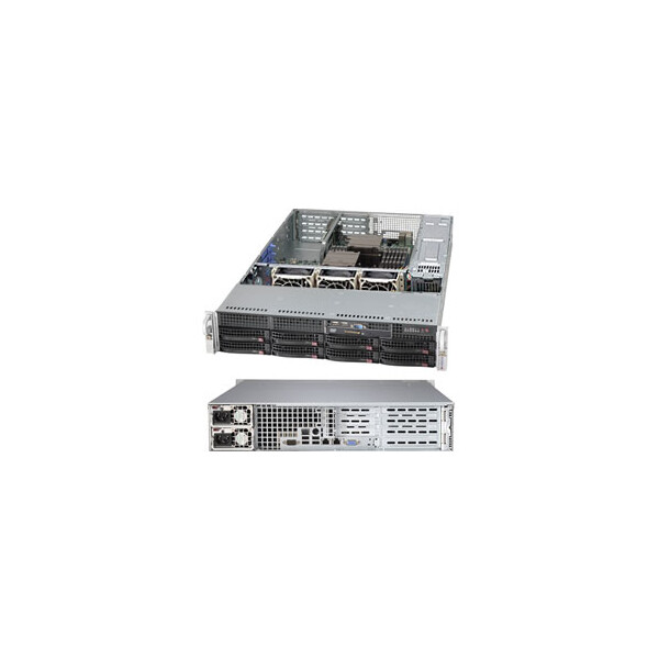 Supermicro SuperChassis 825TQC-R1K03WB - Rack - Server - Schwarz - 1000 W - 3.5 Zoll - 5 - 35 °C