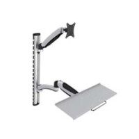 DIGITUS Flexibler Arbeitsplatz (Monitor/Tastaur) -  Wandmontage