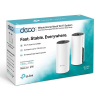 TP-LINK Deco M4(2-pack) - Weiß - Intern - LAN - Leistung - WLAN - 0 - 40 °C - -40 - 70 °C - 10 - 90%