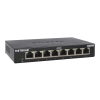 Netgear GS308-300PES - Unmanaged - L2 - Gigabit Ethernet (10/100/1000) - Wandmontage