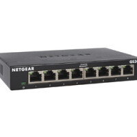 Netgear GS308-300PES - Unmanaged - L2 - Gigabit Ethernet (10/100/1000) - Wandmontage