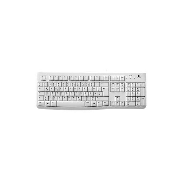 Logitech Keyboard K120 for Business - Standard - Verkabelt - USB - QWERTZ - Weiß