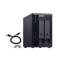 QNAP TR-002 - 2.5/3.5 Zoll - 1,37 kg - Schwarz