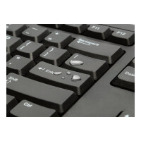 Kensington ValuKeyboard – kabelgebunden//USB - Standard - Verkabelt - USB - QWERTZ - Schwarz