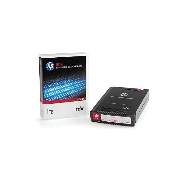 HPE RDX 1TB - 1000 GB - 2000 GB - 2:1 - ext2,ext3,FAT32,NTFS - Schwarz - 500000 h