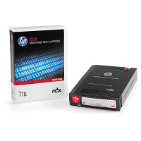 HPE RDX 1TB - 1000 GB - 2000 GB - 2:1 - ext2,ext3,FAT32,NTFS - Schwarz - 500000 h