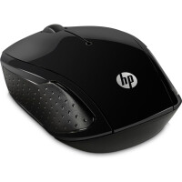 HP 200 - Beidhändig - Optisch - RF Wireless - 1000 DPI - Schwarz