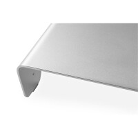 Universall Alu Monitorerhöhung L40xB21cm, bis 10kg Tragkraft