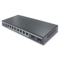 PoE Switch  8x10/100/1000 Switch L2 + 2x SFP, 86W