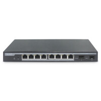 PoE Switch  8x10/100/1000 Switch L2 + 2x SFP, 86W