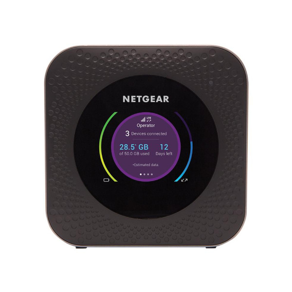Netgear MR1100 - Ausrüstung für drahtloses Handy-Netzwerk - Schwarz - Tragbar - 6,1 cm (2.4 Zoll) - Gigabit Ethernet - 10,100,1000 Mbit/s