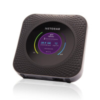 Netgear MR1100 - Ausrüstung für drahtloses Handy-Netzwerk - Schwarz - Tragbar - 6,1 cm (2.4 Zoll) - Gigabit Ethernet - 10,100,1000 Mbit/s