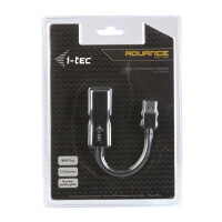 i-tec Advance USB 2.0 Fast Ethernet Adapter - Verkabelt - USB - Ethernet - 100 Mbit/s - Schwarz