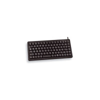 Cherry Slim Line Compact-Keyboard G84-4100 - Tastatur - Laser - 86 Tasten QWERTZ - Schwarz