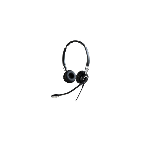 Jabra Biz 2400 II QD Duo NC - Kopfhörer - Kopfband - Büro/Callcenter - Schwarz - Silber - Binaural - China
