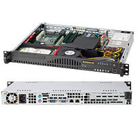Supermicro SC512-203B - Rack - Server - Schwarz - ATX -...