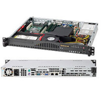 Supermicro SC512-203B - Rack - Server - Schwarz - ATX -...