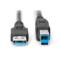USB 3.0 KAB.A/ST<>B/ST1,8m Schwarz