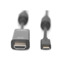 USB-C auf HDMI Kabel, 5m GEN2, 4K/60Hz, 18GB, schwarz