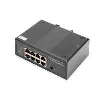 Industrie PoE Switch, 7Port 7 x 10/100/1000Base-TX