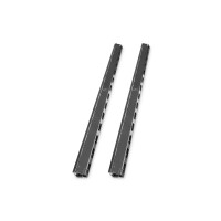 19"Vertikal Kabelmanagement Schwarz für 42 HE, SET