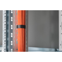 19"Vertikal Kabelmanagement Grau für 42 HE, SET