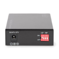 Media Conv.SFP/RJ45, PoE 1000T an Open Slot,30W PoE