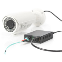 Media Conv.SFP/RJ45, PoE 1000T an Open Slot,30W PoE