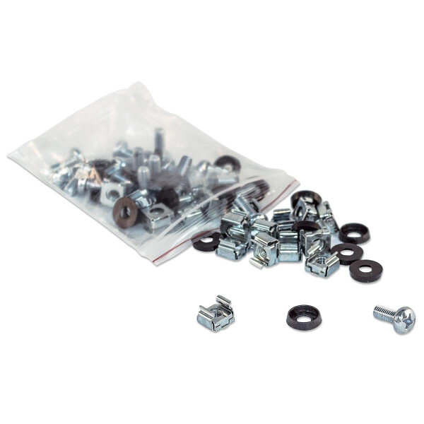 Intellinet Cage Nut Set - Schrauben, Muttern und Unterlegscheiben für Rack