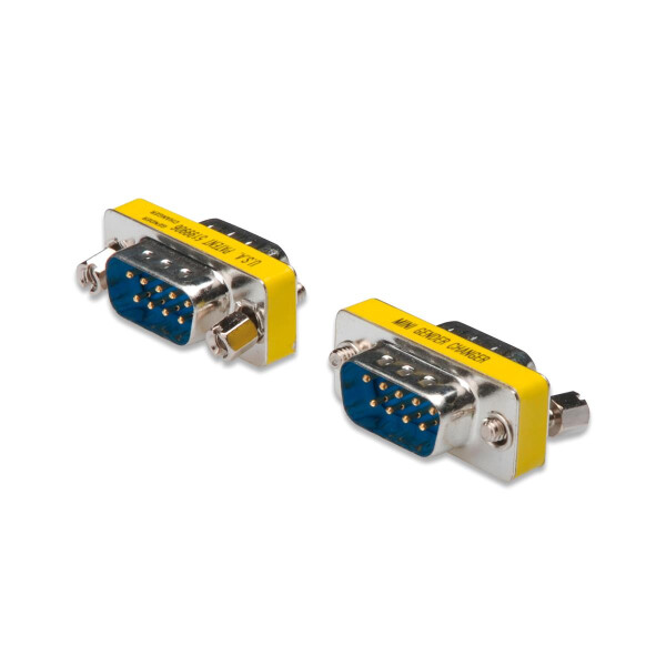 Mini Gender Chan.09ST<>ST DSUB 09-pin STECKER-STECKER