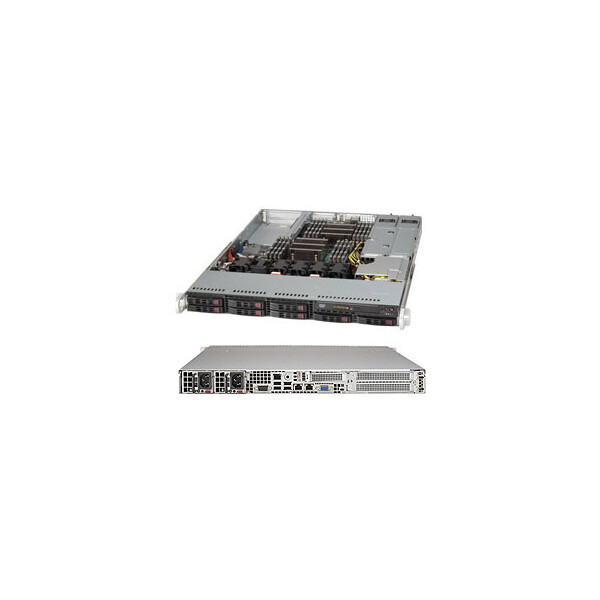 Supermicro SC113AC2-R706WB2 - Rack - Server - Schwarz - EATX - 1U - Aktivität - HDD - LAN - Leistung