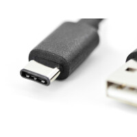 USB C KAB. C/ST<>A/ST 1m USB 2.0, 3A, 480Mbps