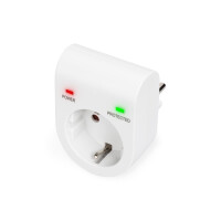 Überspannungsschutz Adapter 16A, 3500W, Weiß