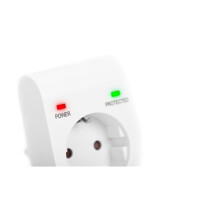 Überspannungsschutz Adapter 16A, 3500W, Weiß